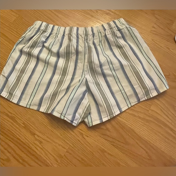 Striped Boxer Pajama Shorts - Picture 2 of 3